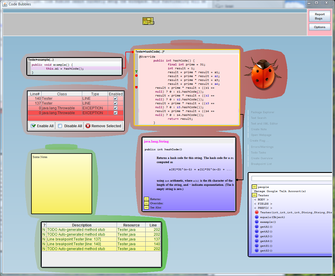 Code Bubbles