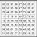 This image shows a grid with numbers on it. This represents data.