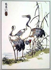 Oriental Bird VI Print
