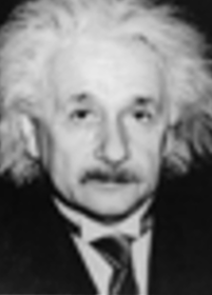Gaussian Blur of Albert Einstein
