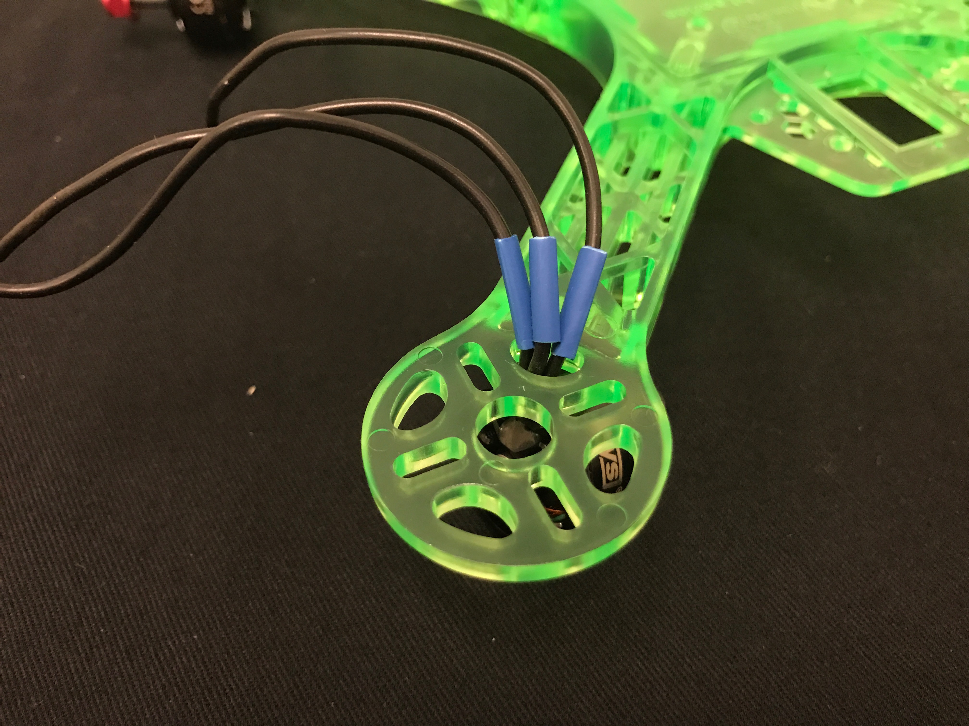 Heatshrink on wires