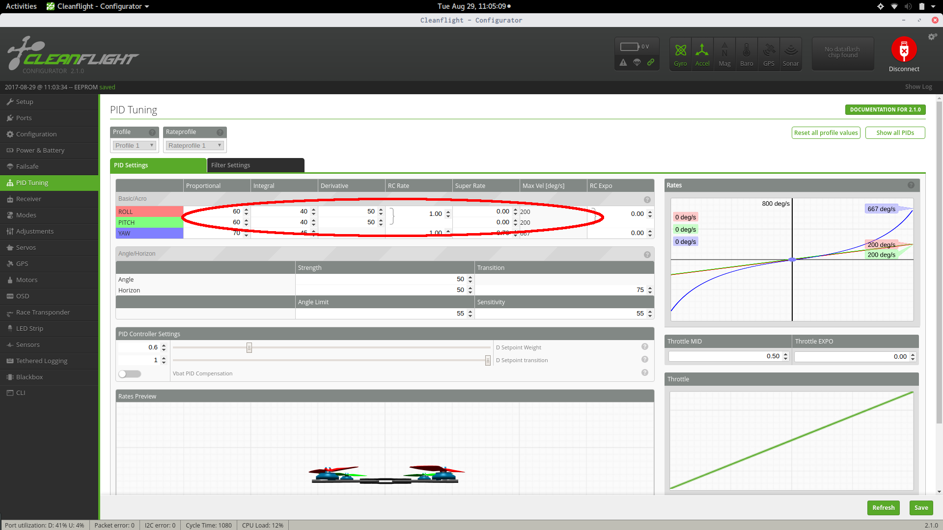 PID Settings