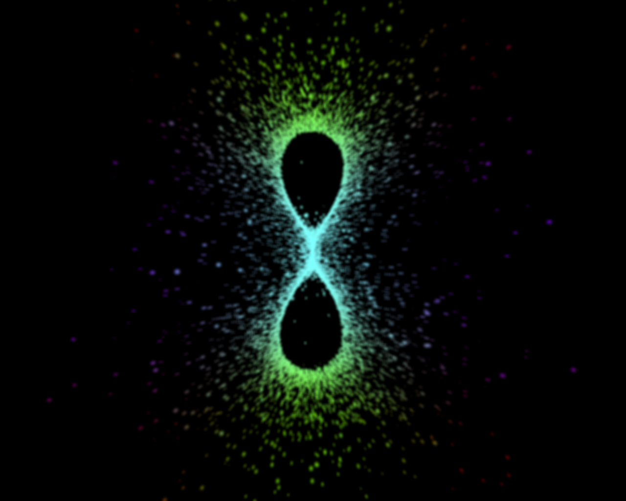 A screenshot of my program, showing the effects of the Gaussian and motion blurs.