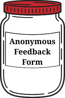 link to anonymous feedback form
