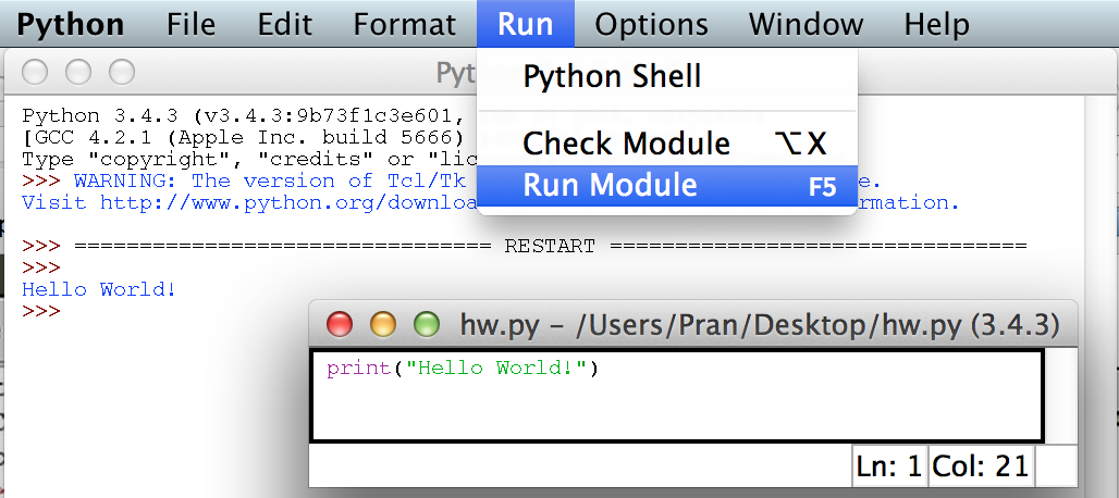 How to run an excel file in python for mac windows 10