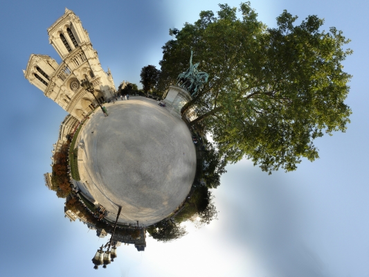 globe panorama