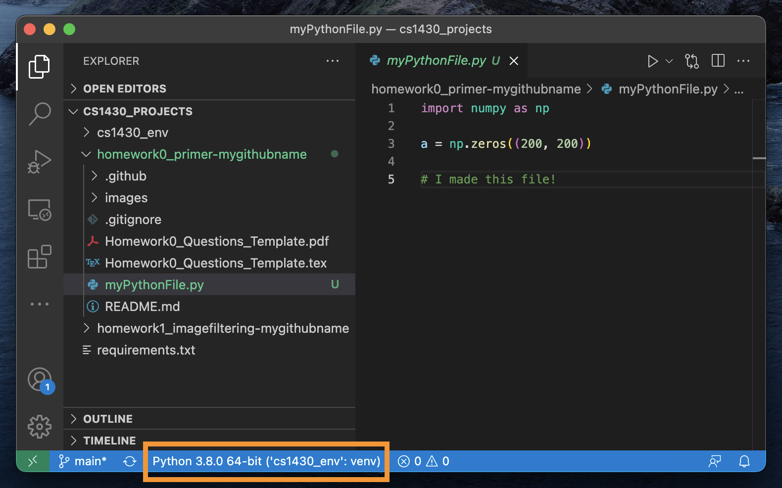 Python Setup