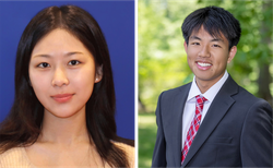 A photo of Erin Kim and Everest Yang
