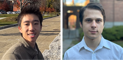 A photo of Jeffrey Mu and Robert Shlyahtenko