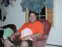 Karl sits