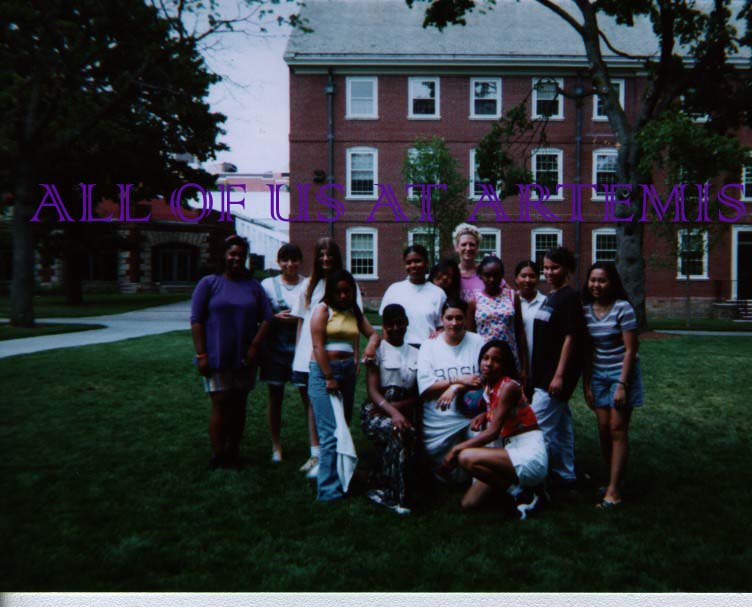 Here is
a picture of all of us at Artemis