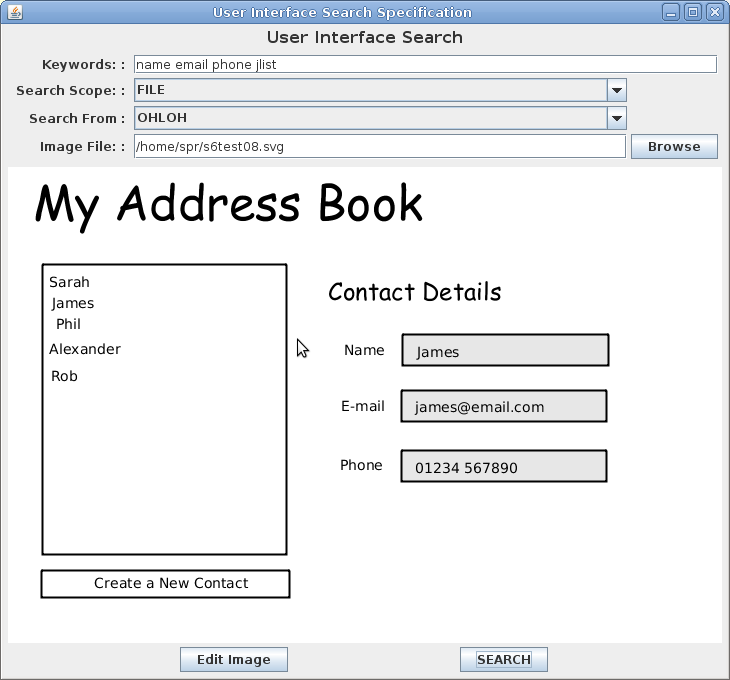 SUISE input panel