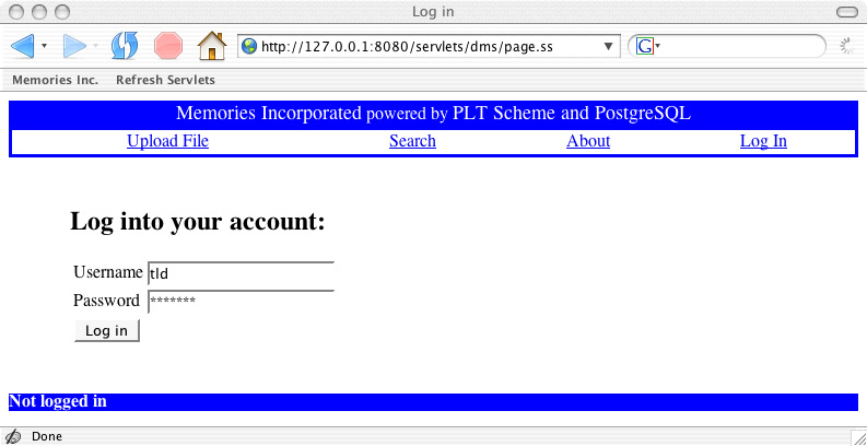 Login Page