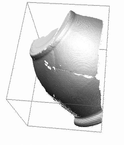 Assembling Virtual Pots from {3D} Measurements of their Fragments