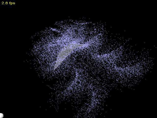 Visualization of Vortices in Simulated Airflow around Bat Wings During Flight
