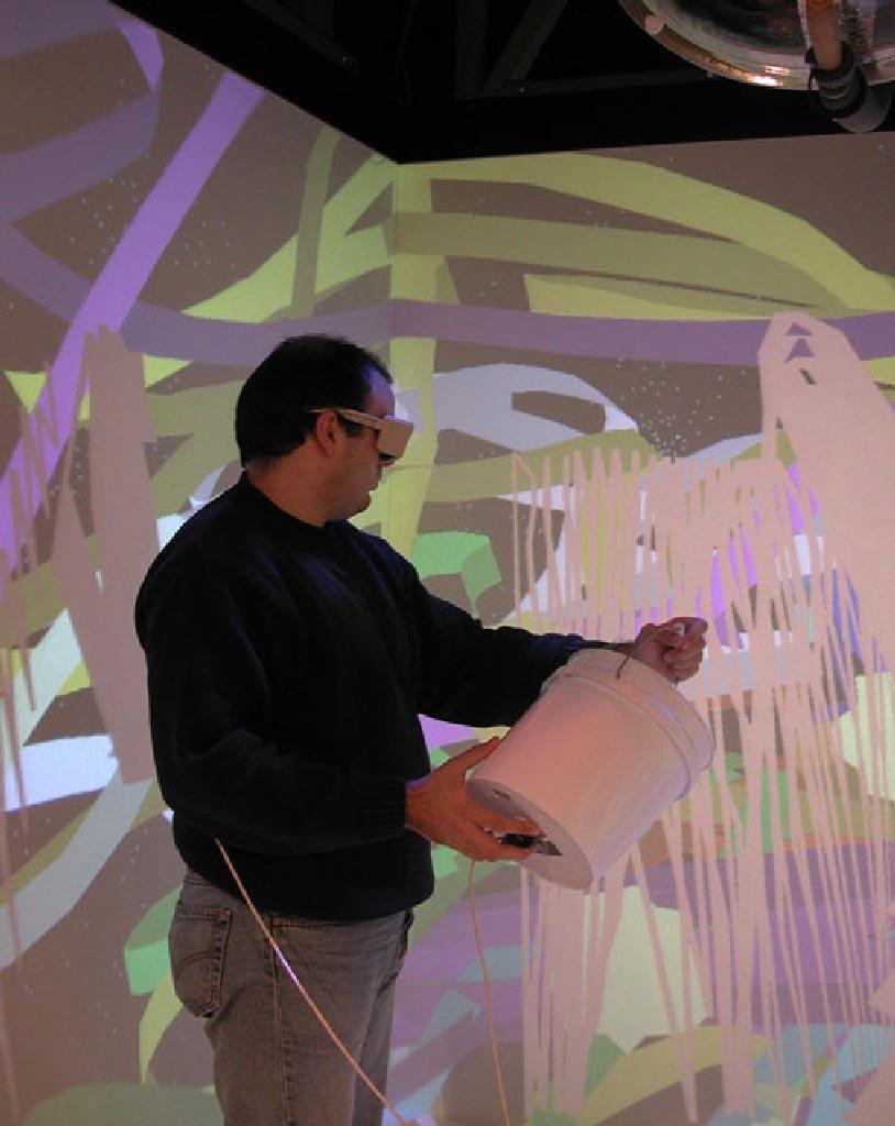 CavePainting: A Fully Immersive {3D} Artistic Medium and Interactive Experience