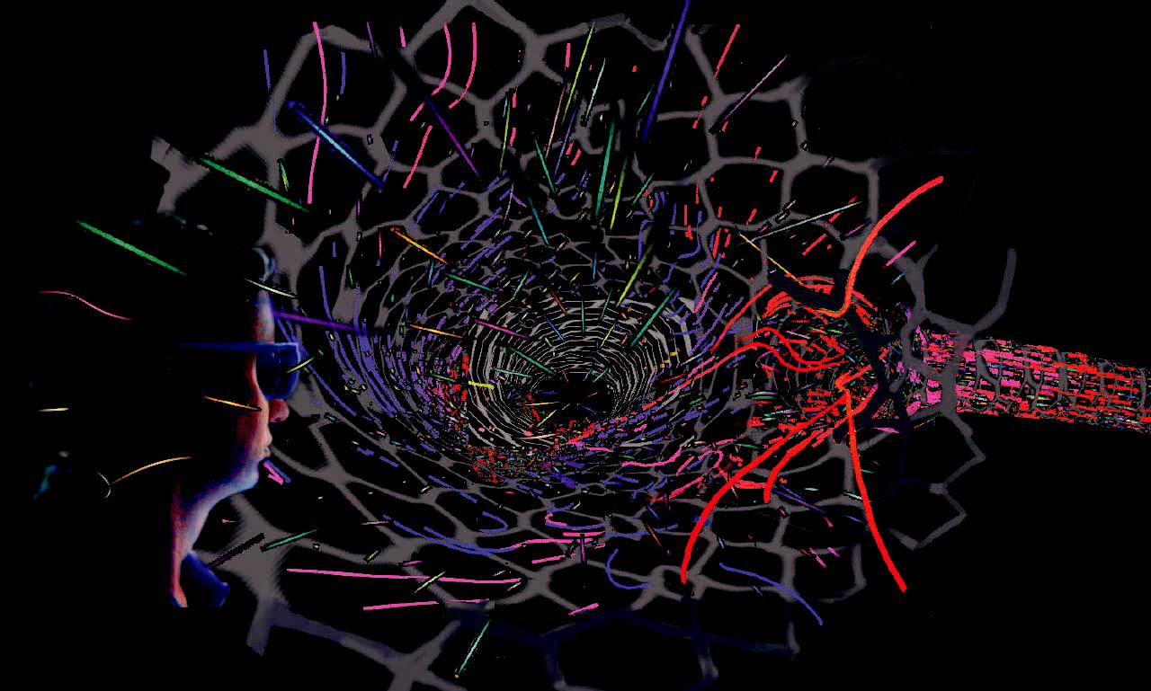 Particle Flurries: Synoptic {3D} Pulsatile Flow Visualization