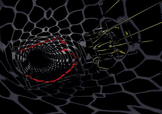 Particle Flurries: Synoptic {3D} Pulsatile Flow Visualization