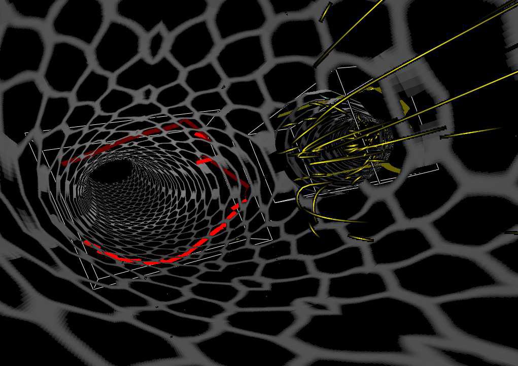 Particle Flurries: Synoptic {3D} Pulsatile Flow Visualization