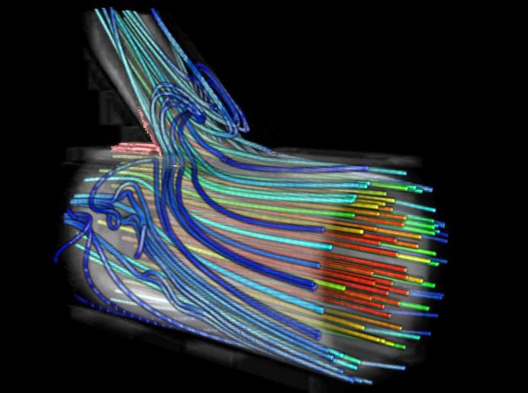 Interactive Volume Rendering of Thin Thread Structures within Multivalued Scientific Datasets