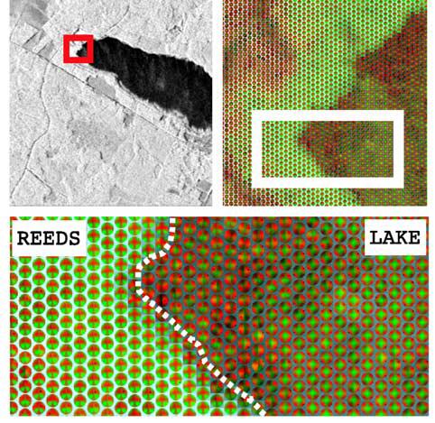 Improving the Visualization of Polarimetric Response in {SAR} Images: from Pixels to Images