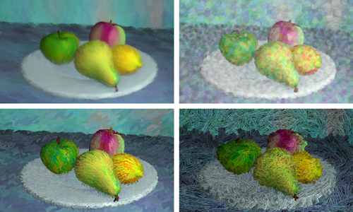 Painterly Rendered Fruit (1996)
