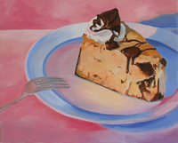 Cheesecake (oil on canvas)