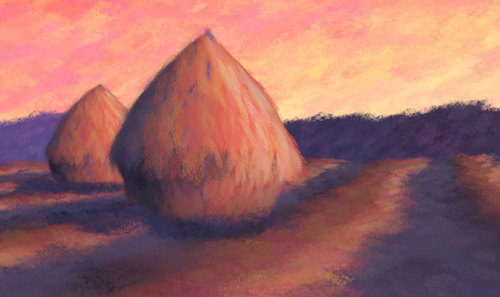 Painterly Rendering Haystack
