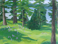 Sand Lake 1 (oil on canvas)