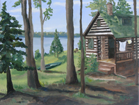 Sand Lake 3 (oil on canvas)