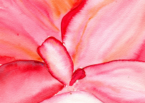 frame from SKYLIGHT 16mm film (watercolor)