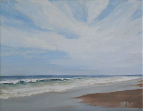 Block Island (oil on canvas)